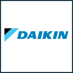 Daikin Logo Air Heater and Air Conditioner